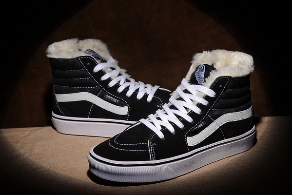 Vans High Top Shoes Lined with fur--026